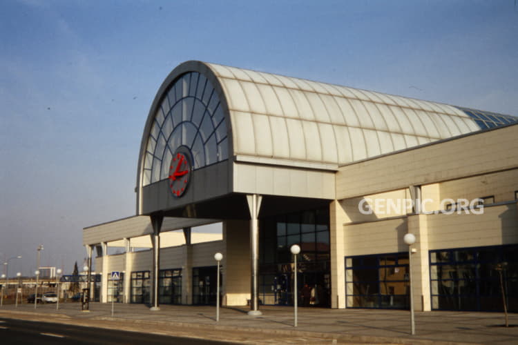 Bratislava-Petrzalka railway station.